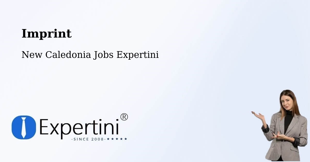 Imprint – Ognahu - New Caledonia Jobs Expertini
