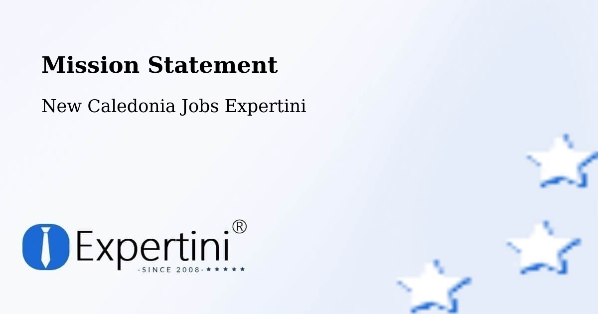 Corporate Mission – Ognahu - New Caledonia Jobs Expertini