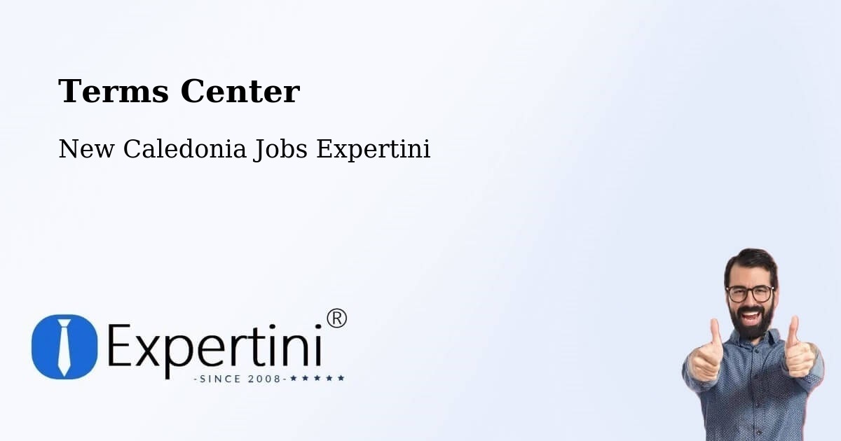 Terms of Service – Ognahu - New Caledonia Jobs Expertini